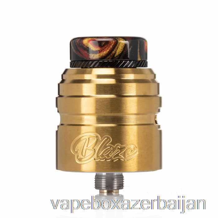 Vape Smoke Thunderhead Creations Blaze Solo 24mm BF RDA Gold